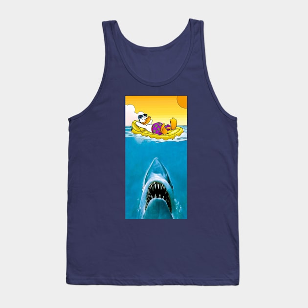 Shark Shirt Tank Top by Acinony